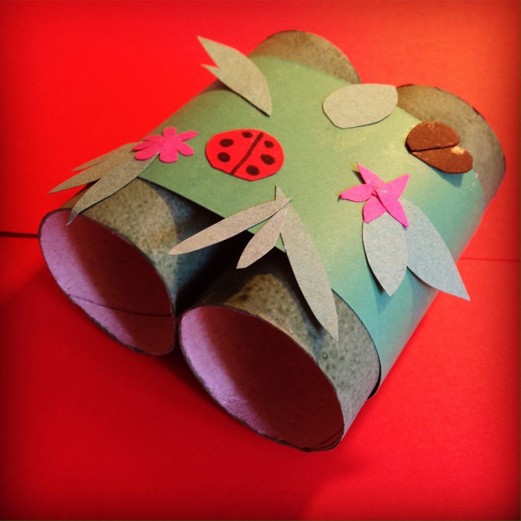 Camouflaged Binoculars - Recycling Craft
